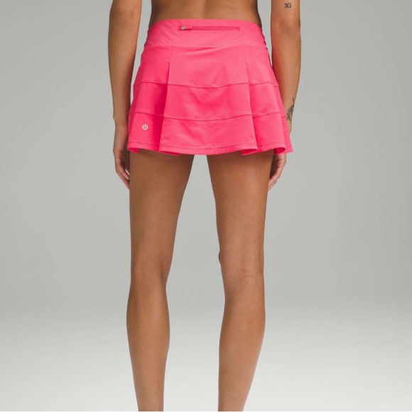 Lululemon Pace Rival Mid-Rise Skirt Lip Gloss Pink Size 4 - Picture 3 of 16